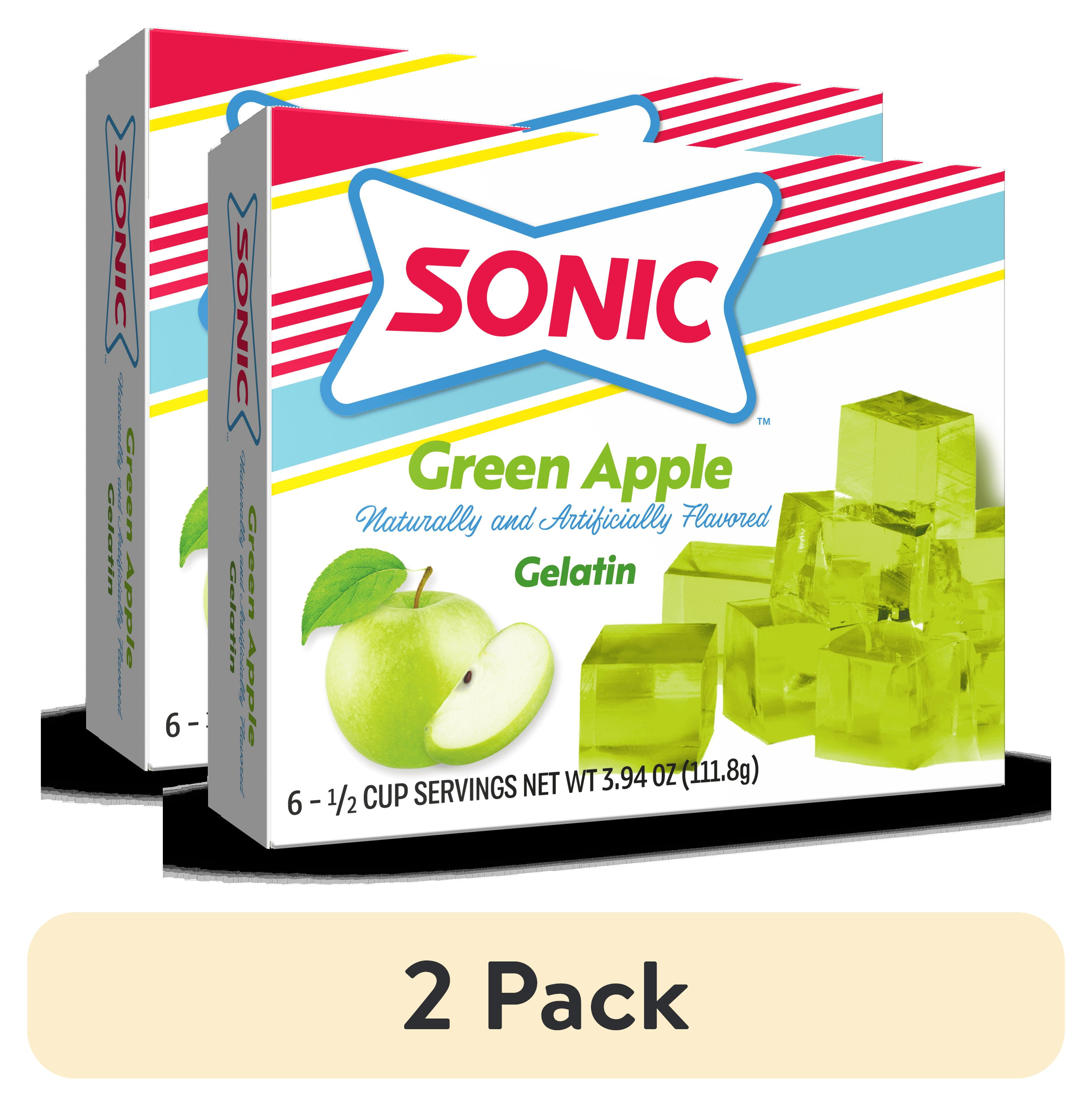 値下げ！【美品】ボニック本体 未開封ジェル２本 2 pack) Sonic Green Apple Gelatin Mix, 6 Servings, 3.94 oz