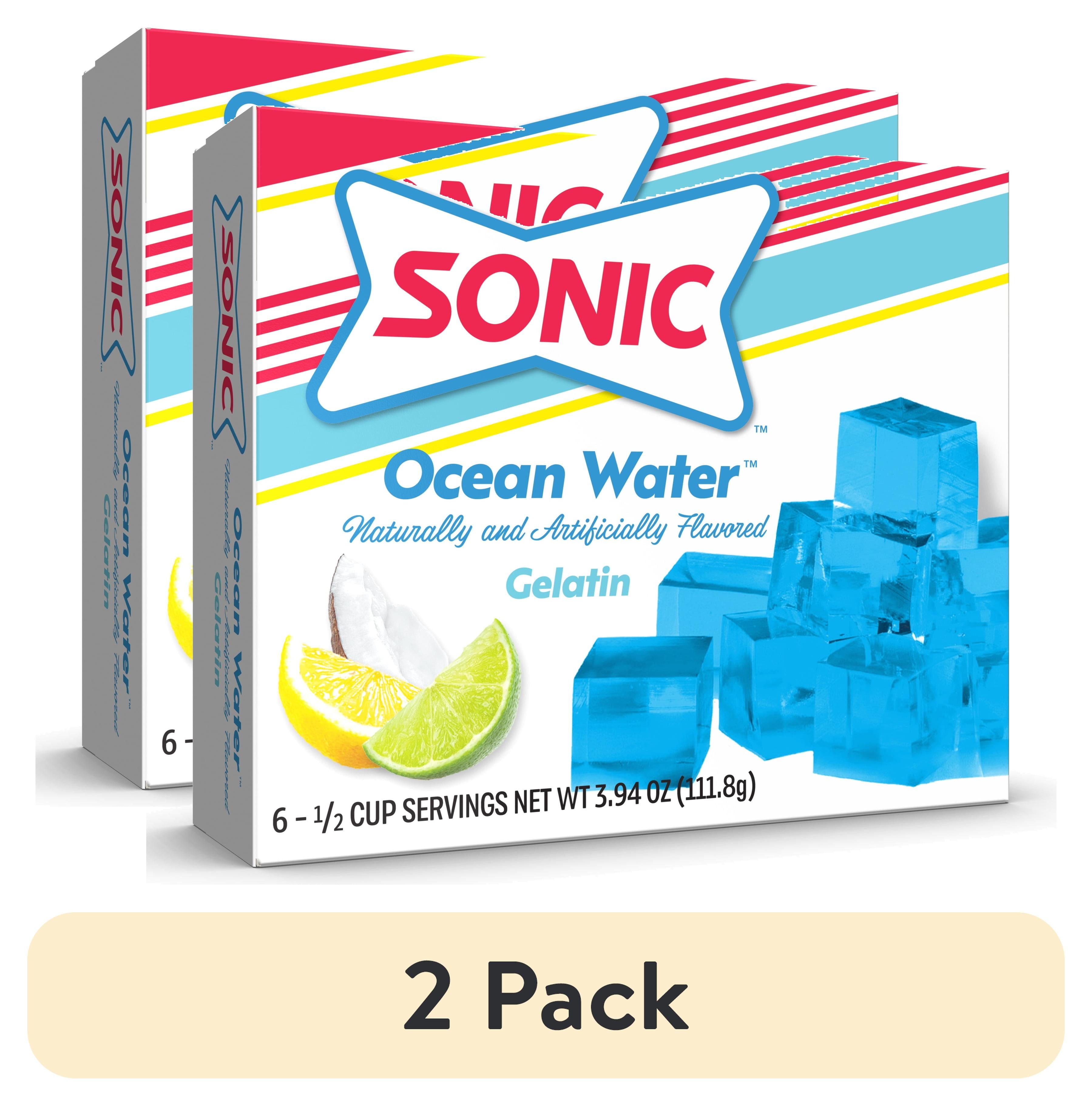 SONIC JELLY ソニックジェリー　2本セット Sonic - Brandclub - (2 pack) Sonic Ocean Water Gelatin Mix, 6