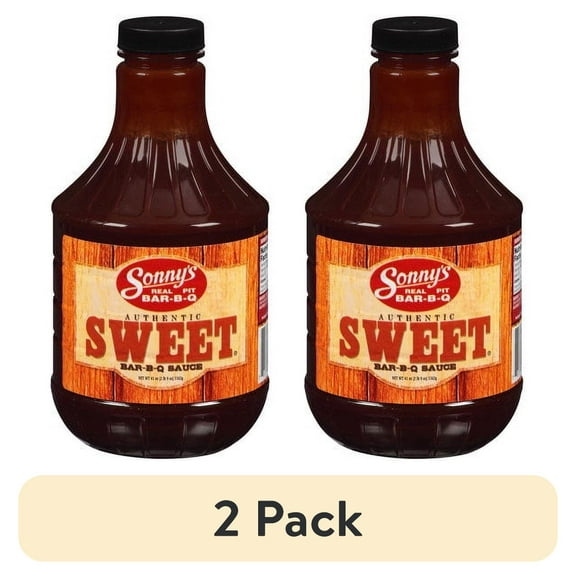 (2 pack) Sonny's Real Pit BBQ Authentic Sweet BBQ Sauce - 41oz (1 Bottle)