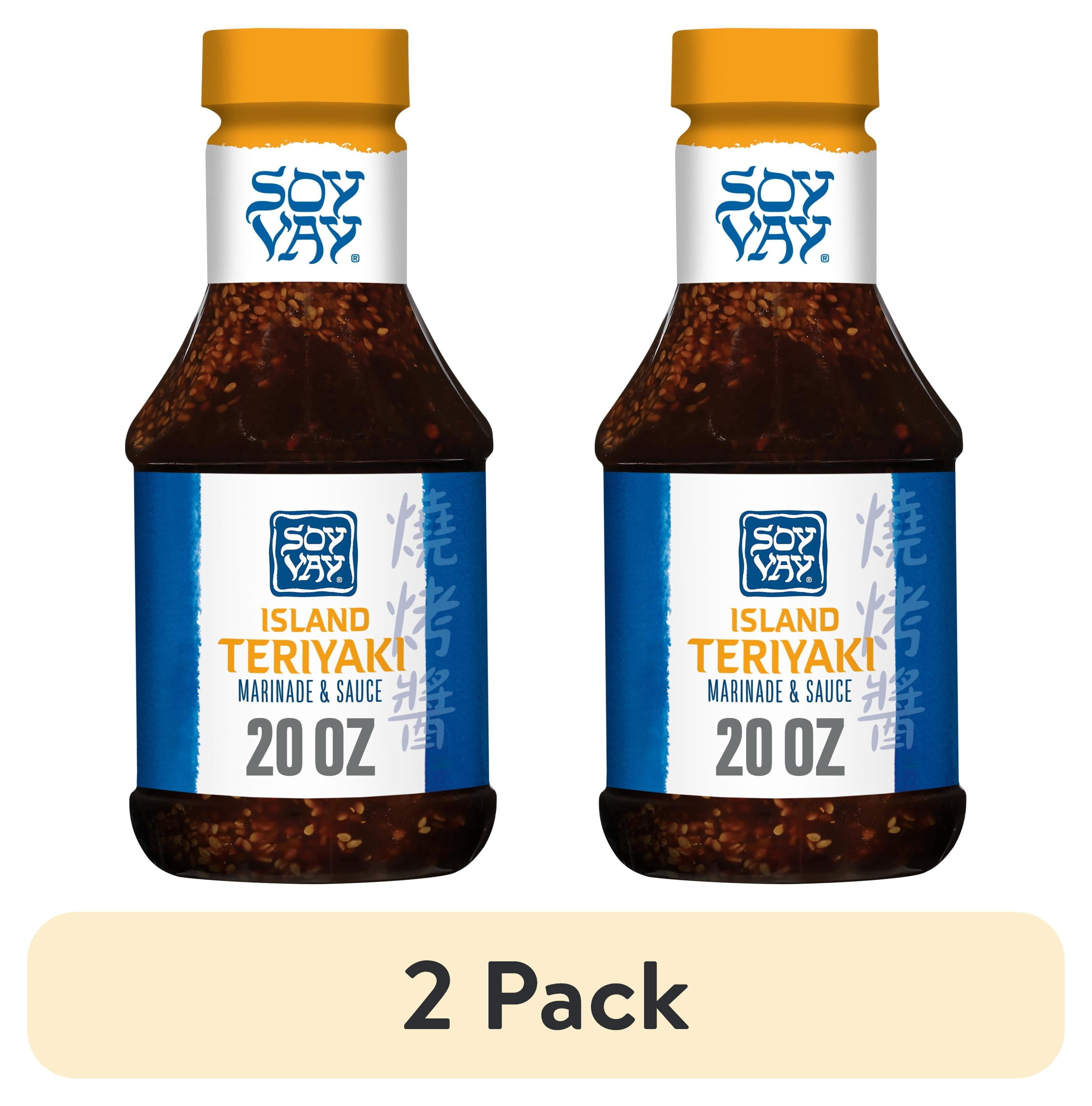 (2 pack) Soy Vay Island Teriyaki Marinade and Sauce, 20 oz