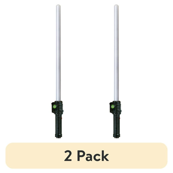 (2 pack) Space Sword with Active LED Lights and Action Sounds for Costume Roleplay, Suitable for Kids Ages 5+