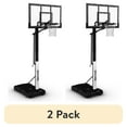 thumbnail image 1 of (2 pack) Spalding 60-Inch Portable Basketball Hoop with Acrylic Backboard, Screw Jack Lift & Arena Slam Rim-Outdoor Play, 1 of 12