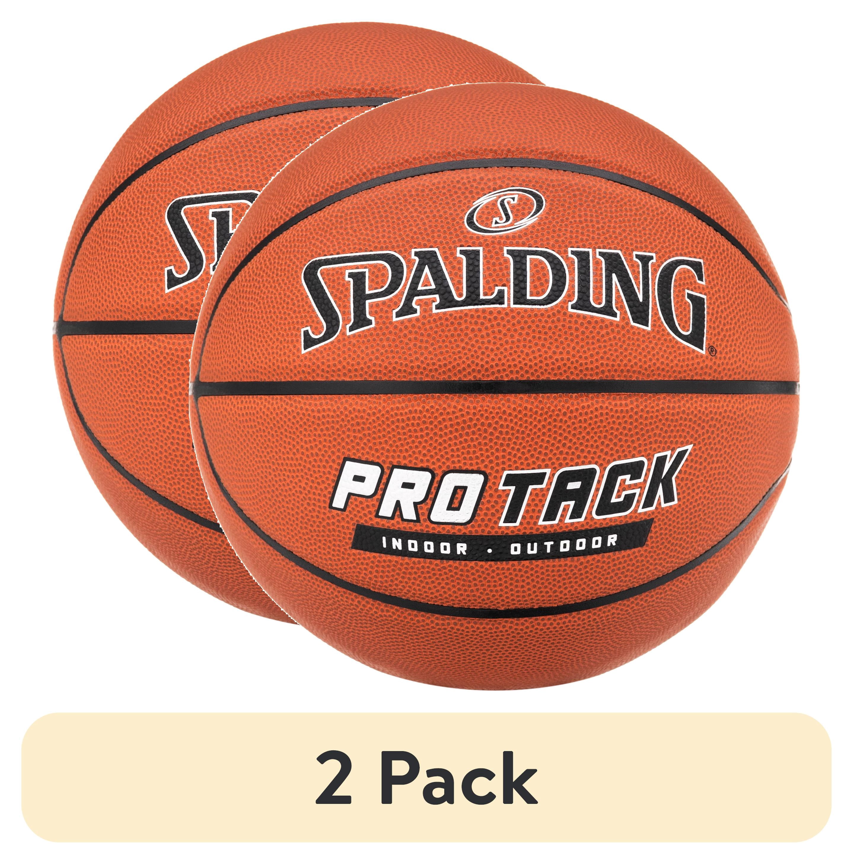 (2 pack) Spalding Pro Tack Composite Leather Basketball - Size 7, 29.5"