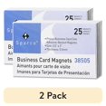 thumbnail image 1 of (2 pack) Sparco 38505 Business Card Magnets - Rectangle - Adhesive - 25 / Pack, 1 of 3