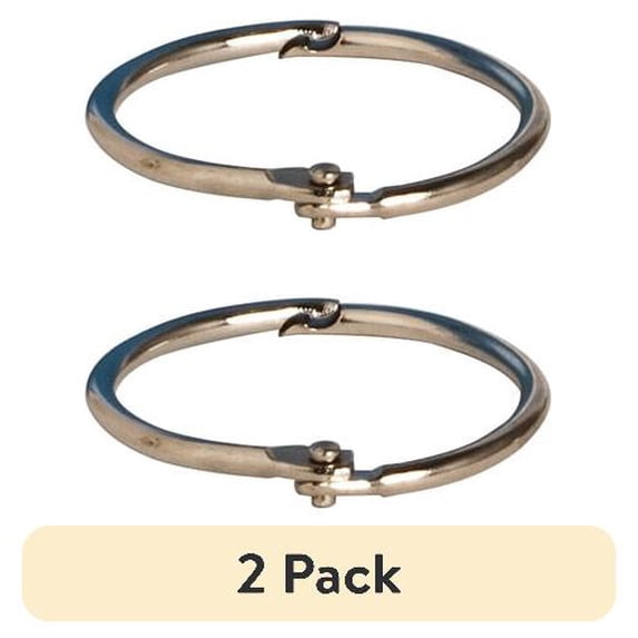 (2 pack) Sparco, SPR01438, Book Rings, 100 / Box, Silver