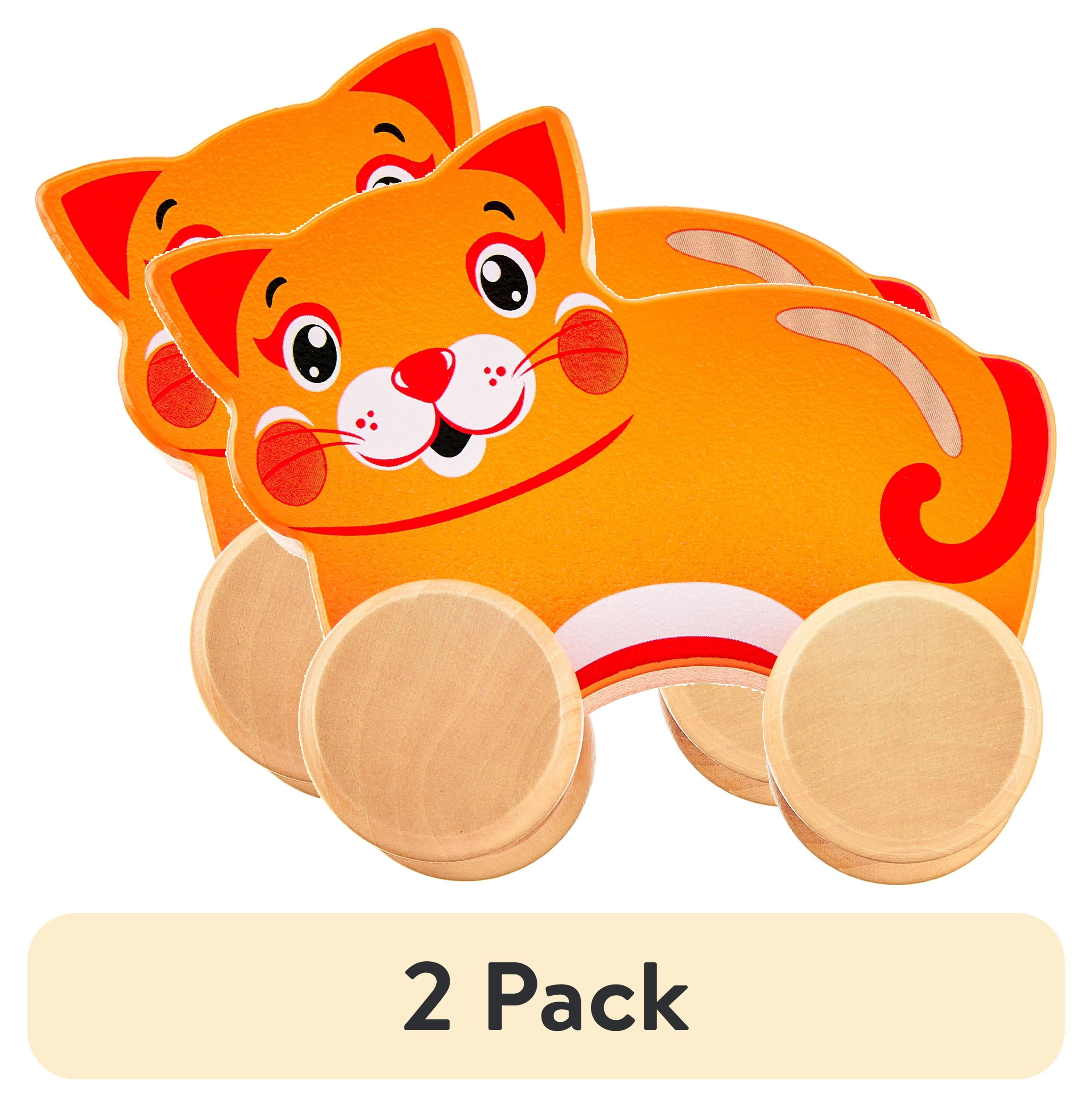 (2 pack) Spark Create Imagine Wooden Cat Car