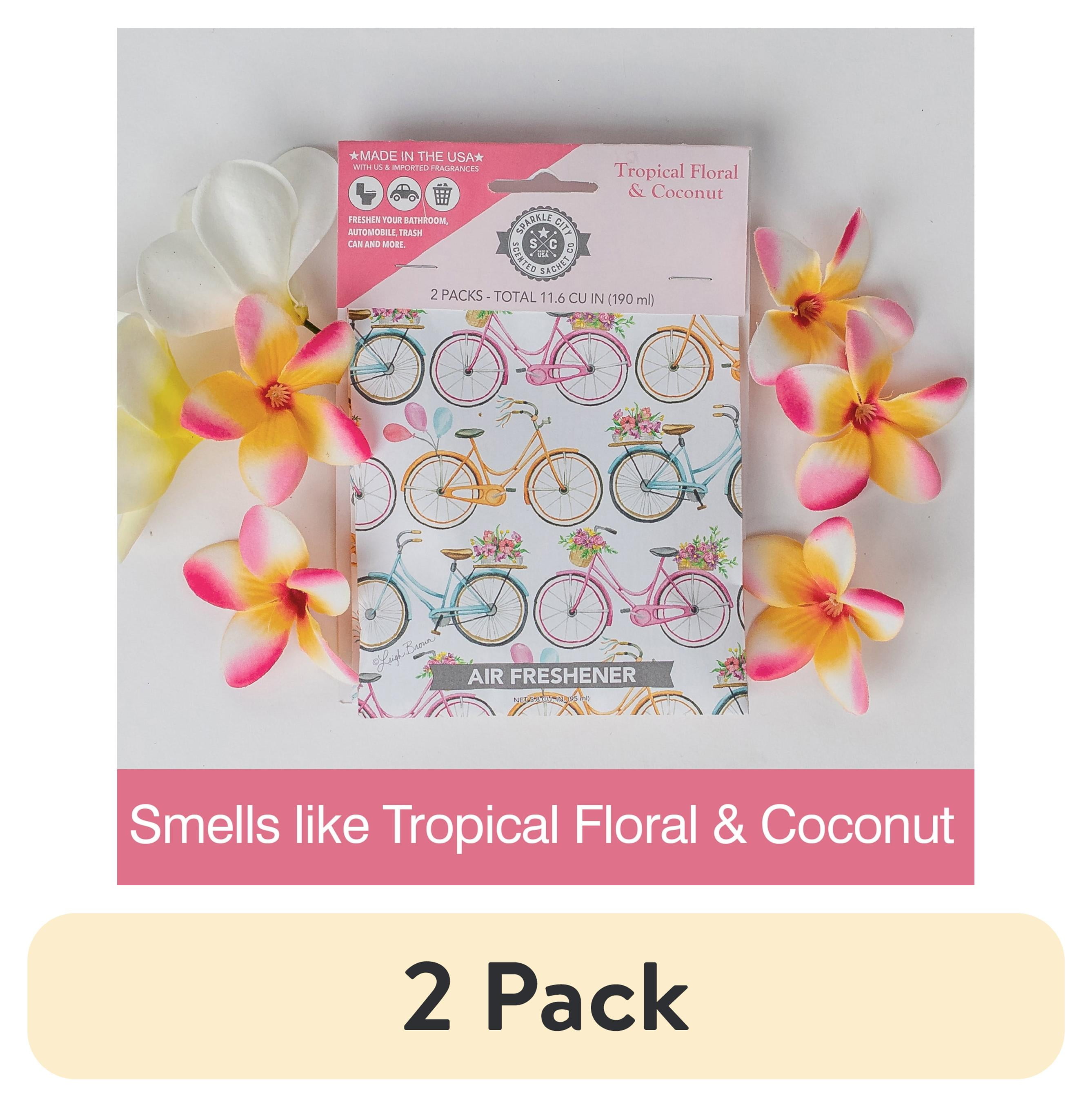 (2 pack) Sparkle City Scented Sachet 2 Pack, Bikes