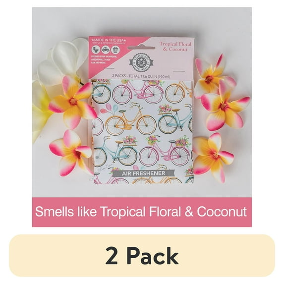 (2 pack) Sparkle City Scented Sachet 2 Pack, Bikes