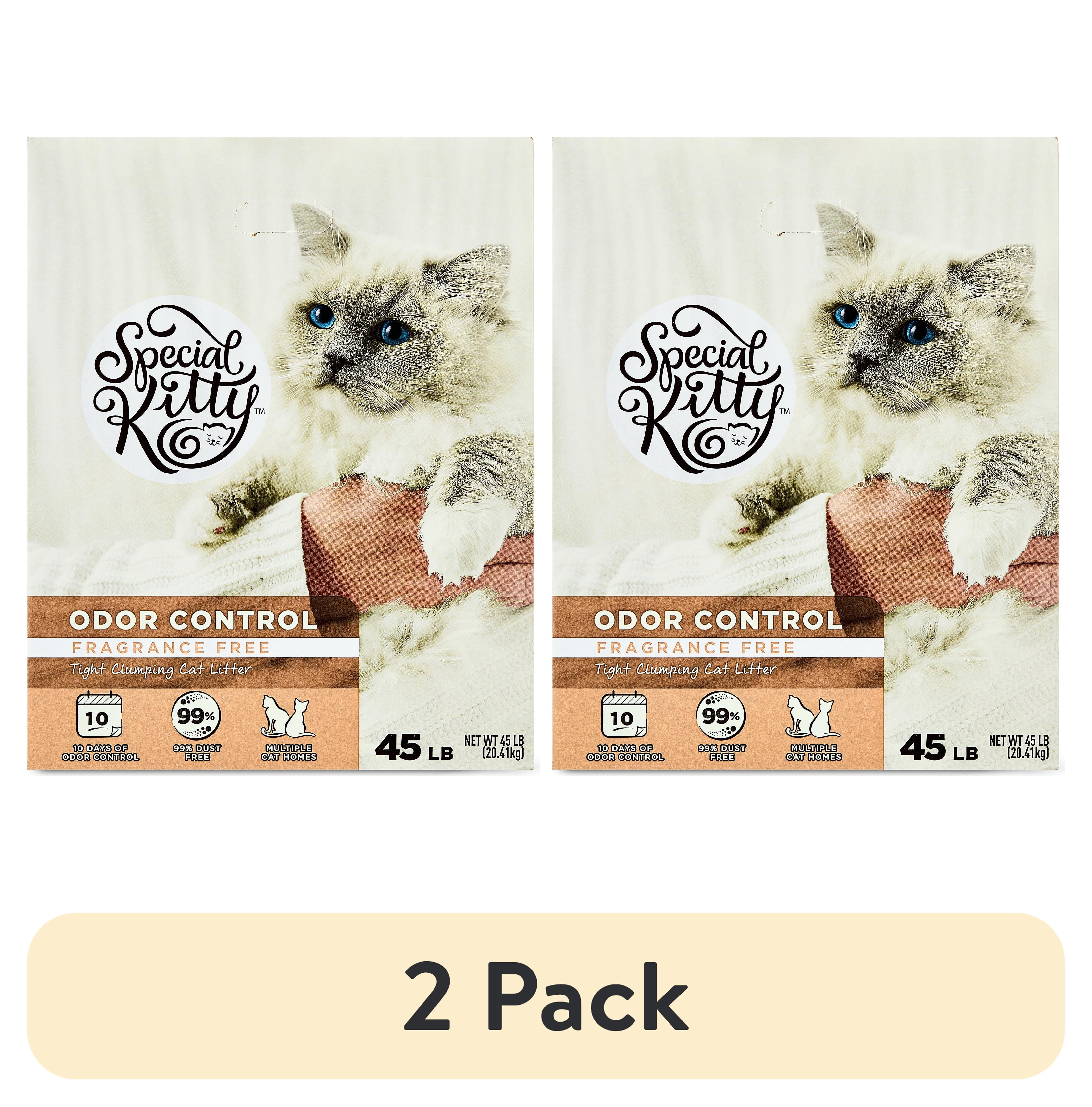 (2 pack) Special Kitty Clumping Cat Litter, 45 lb Box, 1 Count