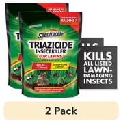 2 pack Spectracide Triazicide Insect Killer for Lawns, Granules Kill Lawn-Damaging Insects, 10 lb