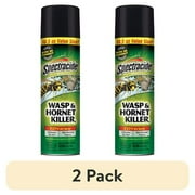 (2 pack) Spectracide Wasp & Hornet Killer Aerosol Spray, Non-Staining Formula, 18.5 Ounce