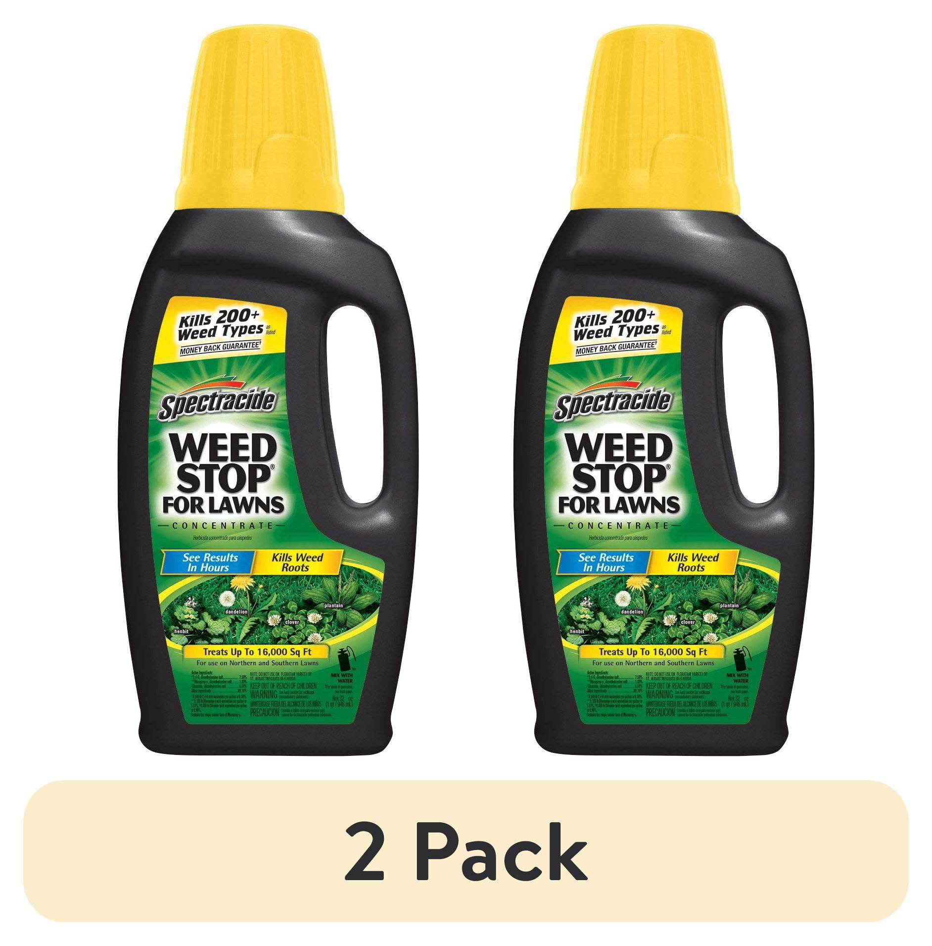 (2 pack) Spectracide Weed Stop for Lawns Weed Killer Concentrate, 32 fl. oz.