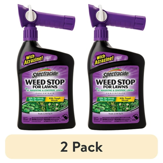 (2 pack) Spectracide Weed Stop For Lawns For St. Augustine & Centipede Lawns Concentrate, 32 Ounces