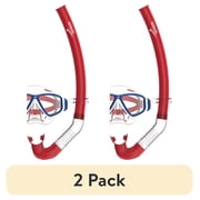 2 pack Speedo Kids Compass Swim Mask and Snorkel Set, Soft Fit for Easy Viewing, Ages 3 6