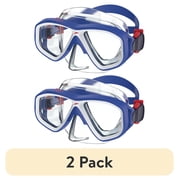 2 pack Speedo Kids Compass Swim Mask, Soft Fit with UV Protection, Ages 3-6