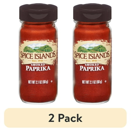(2 pack) Spice Islands Paprika, Kosher, 2.1 oz