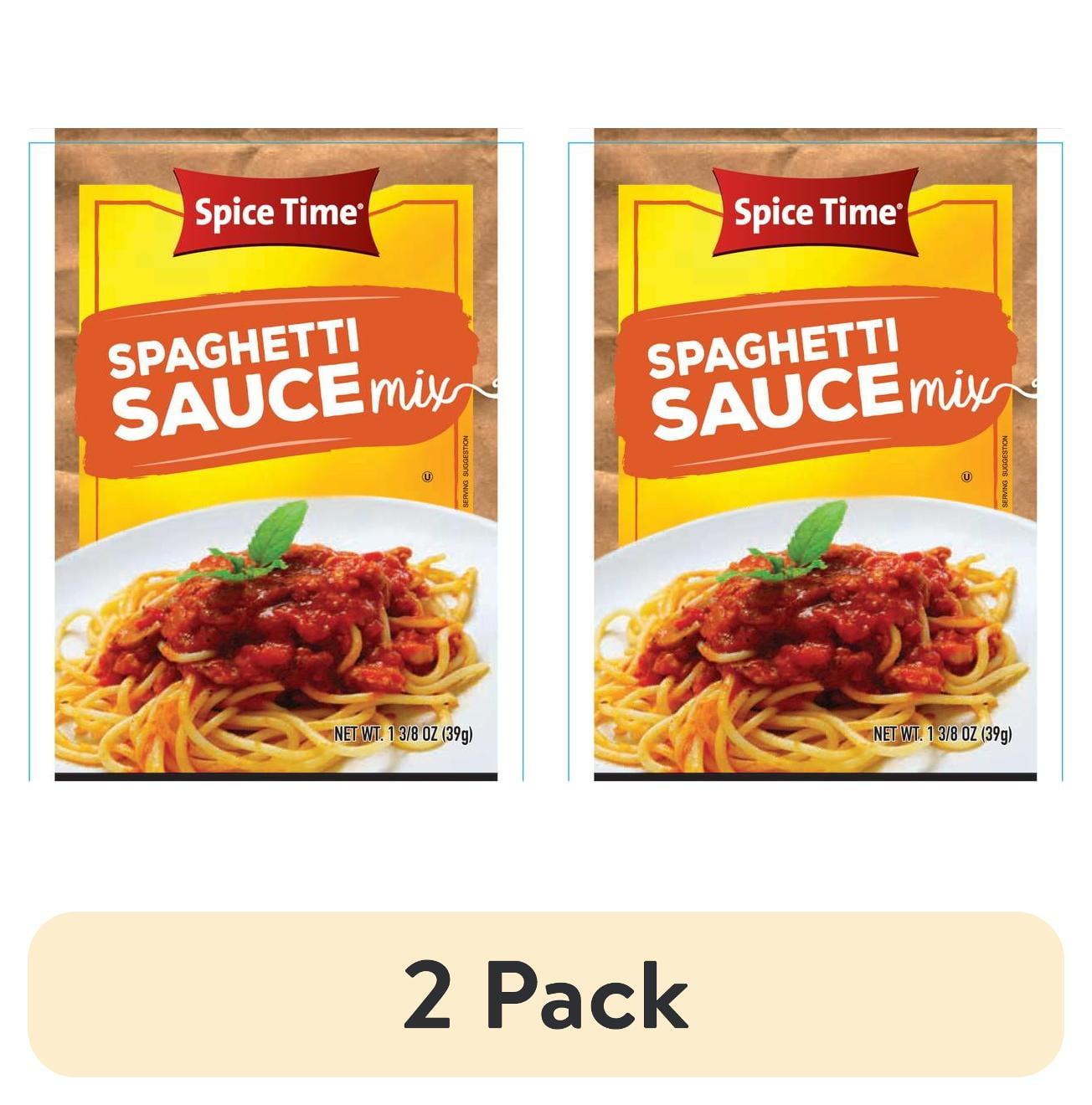(2 pack) Spice Time Spaghetti Sauce Mix, 1.375 Oz