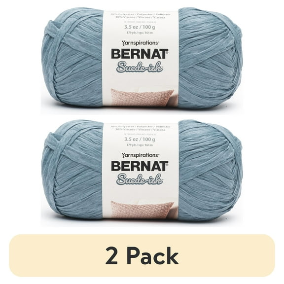 (2 pack) Bernat Suede-ish Yarn-Denim