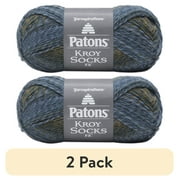 (2 pack) Spinrite Patons Kroy Socks FX Yarn-Deep Sea