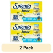 2 pack Splenda Diabetic Protein Shakes, Helps Manage Blood Sugar, French Vanilla, 8oz, 12 Pack