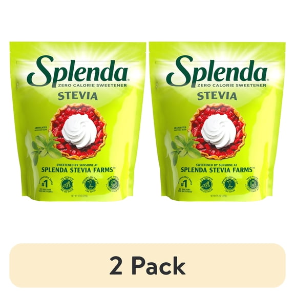 (2 pack) Splenda Stevia Granulated 9.7oz Pouch