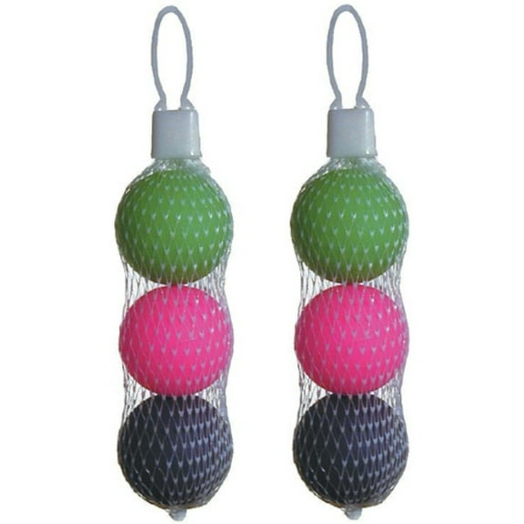 2-pack - Sport Design Kadima Smashball Net Pack, 3/pkg, Assorted Colors (6 total balls)