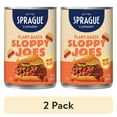 thumbnail image 1 of (2 pack) Sprague Foods Brand - Vegan Sloppy Joes, Just Heat and Eat, Preservative Free, Easy Open 15oz Can, 1 of 11