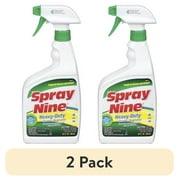 (2 pack) Spray Nine Heavy Duty Cleaner, Degreaser & Disinfectant for Kitchens, Bathrooms, Yard Equipment, Automotive & Industrial 32 Fl Oz. (Pack of 1) - 26811