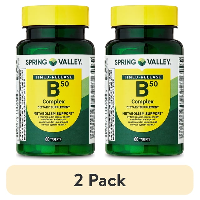 Spring Support Packing -50 Complex 2pk - Prenatal vitamins for health food stores - Walmart ...