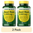 thumbnail interactive-video image 1 of (2 pack) Spring Valley Beet Root Dietary Supplement, 1000 mg, 90 Count, 1 of 15