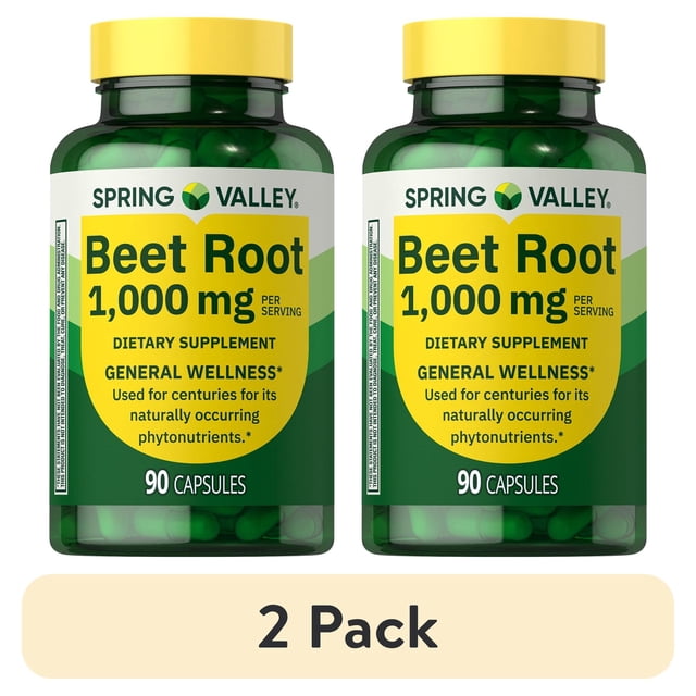 Spring Valley Root Powder Spring Valley Beet 90ct | Herbal teas for health food stores - Walmart ...