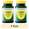 thumbnail interactive-video image 1 of (2 pack) Spring Valley Lutein with Zeaxanthin Dietary Supplement Softgels for Vision & Eye Health, 6 mg, 30 Count, 1 of 13