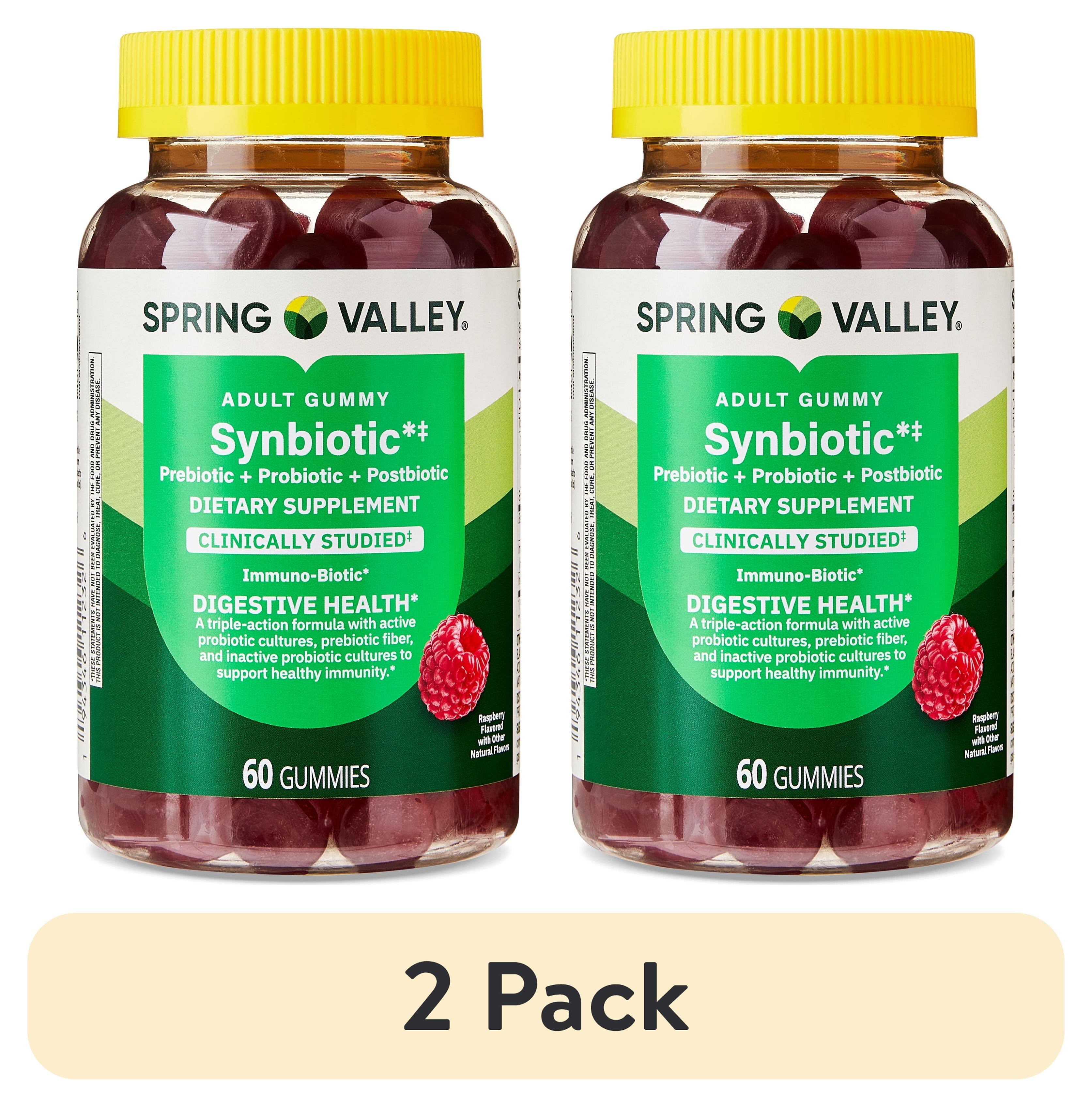 Spring Valley Synbiotic Vegetarian Gummies for Digestive Health