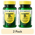 thumbnail image 1 of (2 pack) Spring Valley Vitamin B12 Supplement Timed-Release Tablets for Metabolism Support, 1000 mcg, 60 Count, 1 of 12