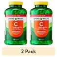 thumbnail interactive-video image 1 of (2 pack) Spring Valley Vitamin C with Rose Hips, 1000 mg, 500 Count, Dietary Supplement Tablets, 1 of 12