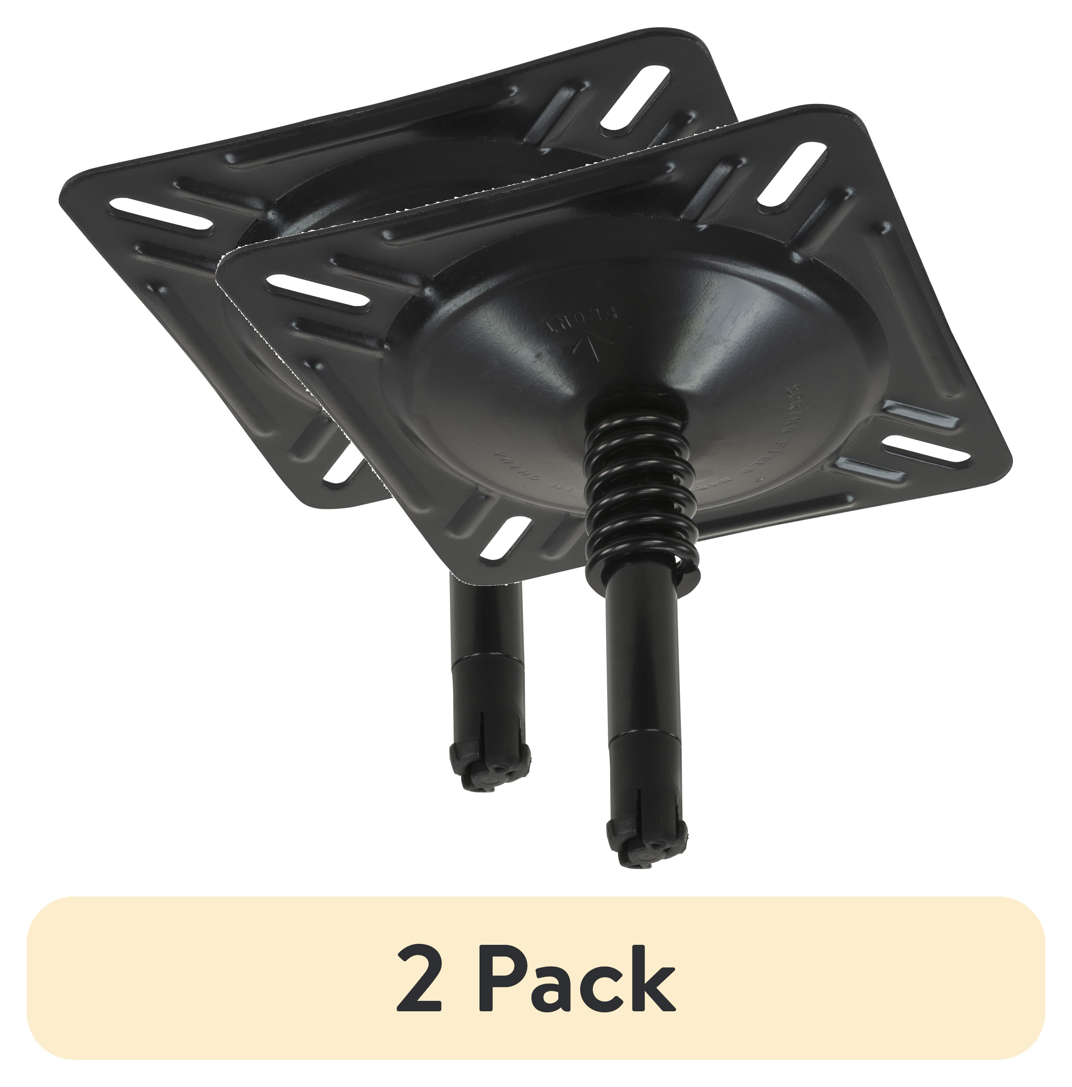 (2 pack) Springfield Marine Kingpin Swivel Boat Seat Mount with Spring for Boat Seat - 7" x 7"