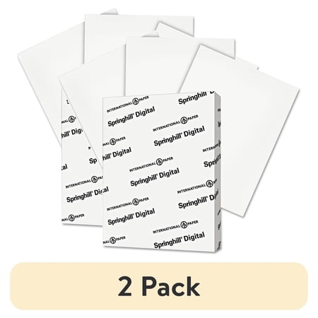 (2 pack) Springhill Digital Index 110 lb. Paper, 1 Pack, White