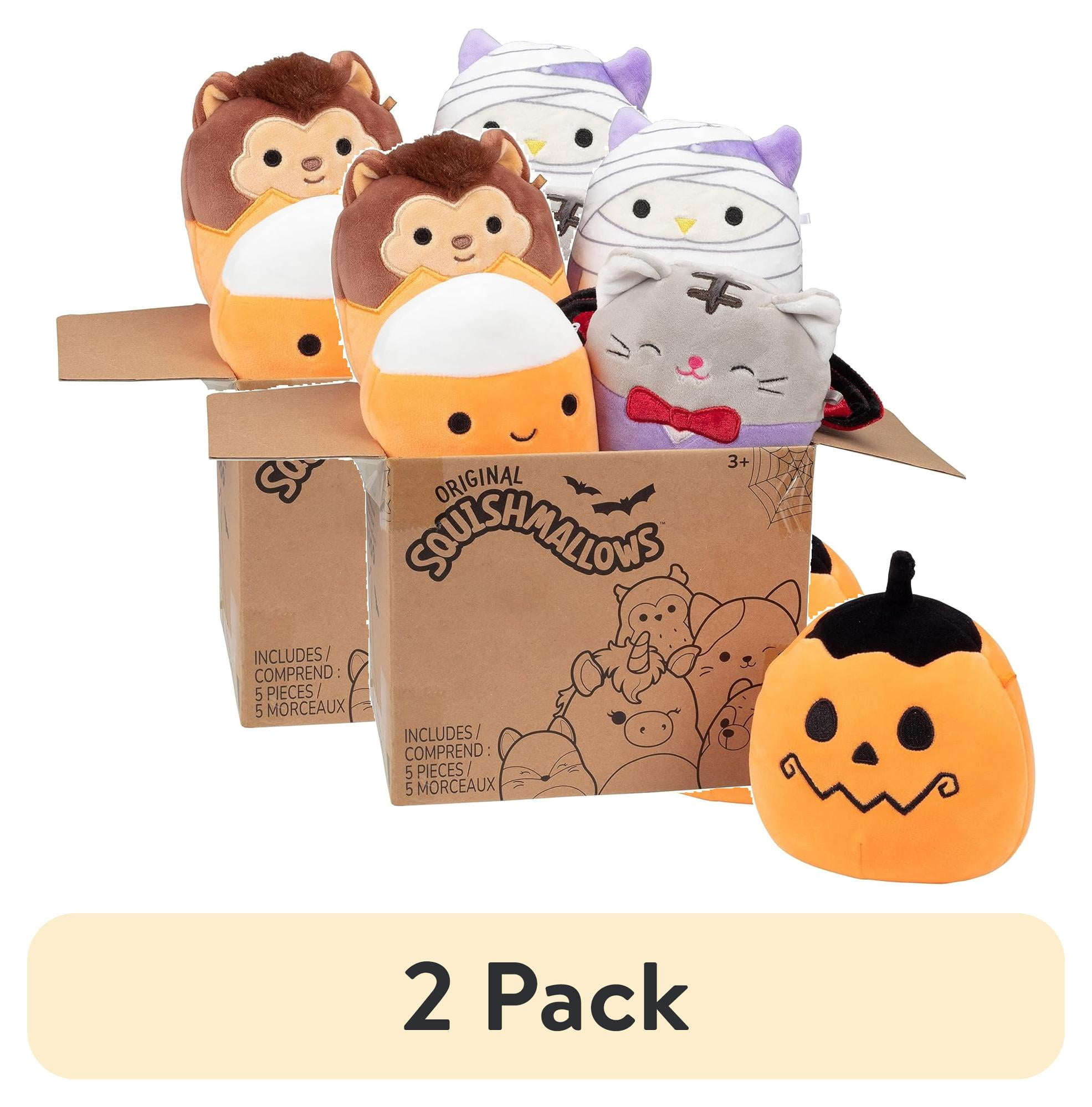 2 pack) Squishmallows Original 5-Inch Halloween 5 Pack