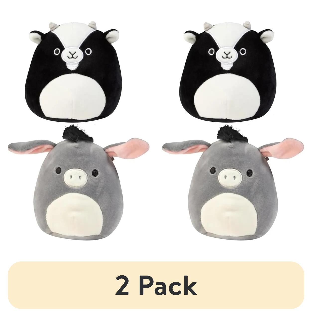 (2 pack) Squishmallows 5" Mystery Farm Plush - Recieve 1 of 4 - Horse, Pig, Donkey or Goat - Cute Soft Farm Plush Stuffed Animal Toys- Official Kellytoy - Gift for Kids, Girls & Boys