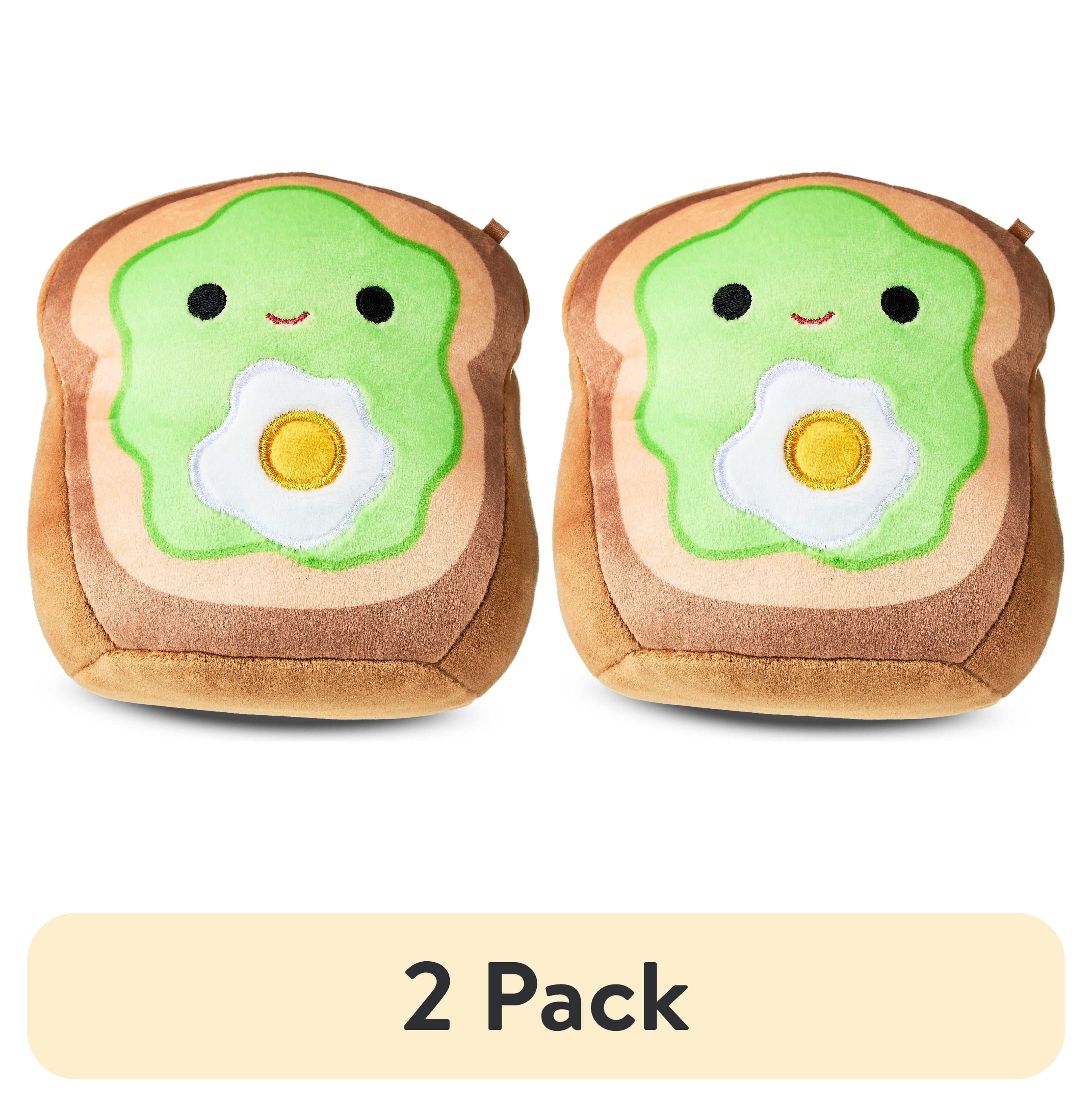 (2 pack) Squishmallows Official 5 inch Sinclair the Avocado Toast with Egg - Child's Ultra Soft Stuffed Plush Toy