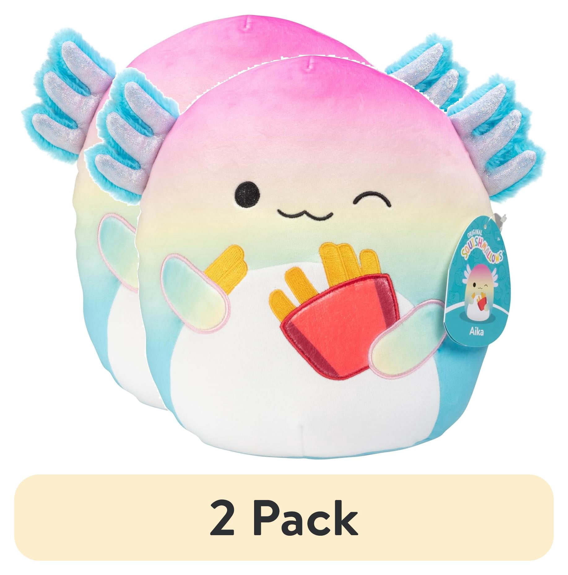 1 Pack Squishmallows Original 10 Inch Aika The Rainbow Axolotl 1-pack-squishmallows-original-10-inch-aika-the-rainbow-axolotl