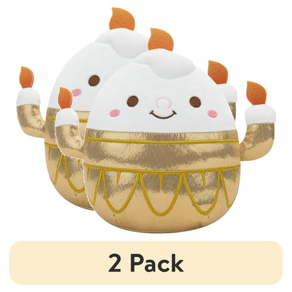 (2 pack) Squishmallows Original Disney 8 inch Lumiere Plush - Child's Ultra Soft Stuffed Toy