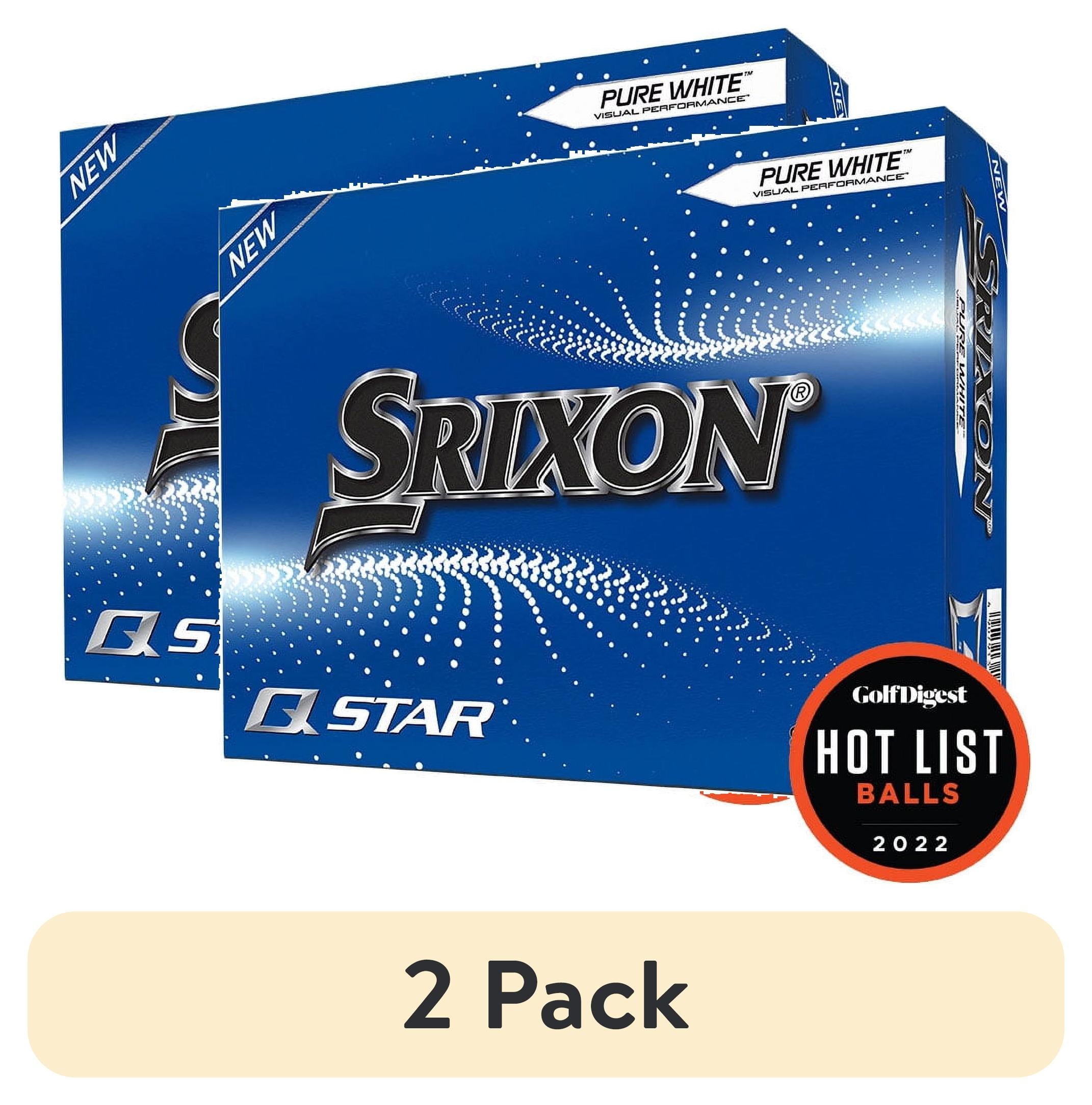 (2 pack) Srixon Q-Star White Golf Ball Dozen (2 Piece)