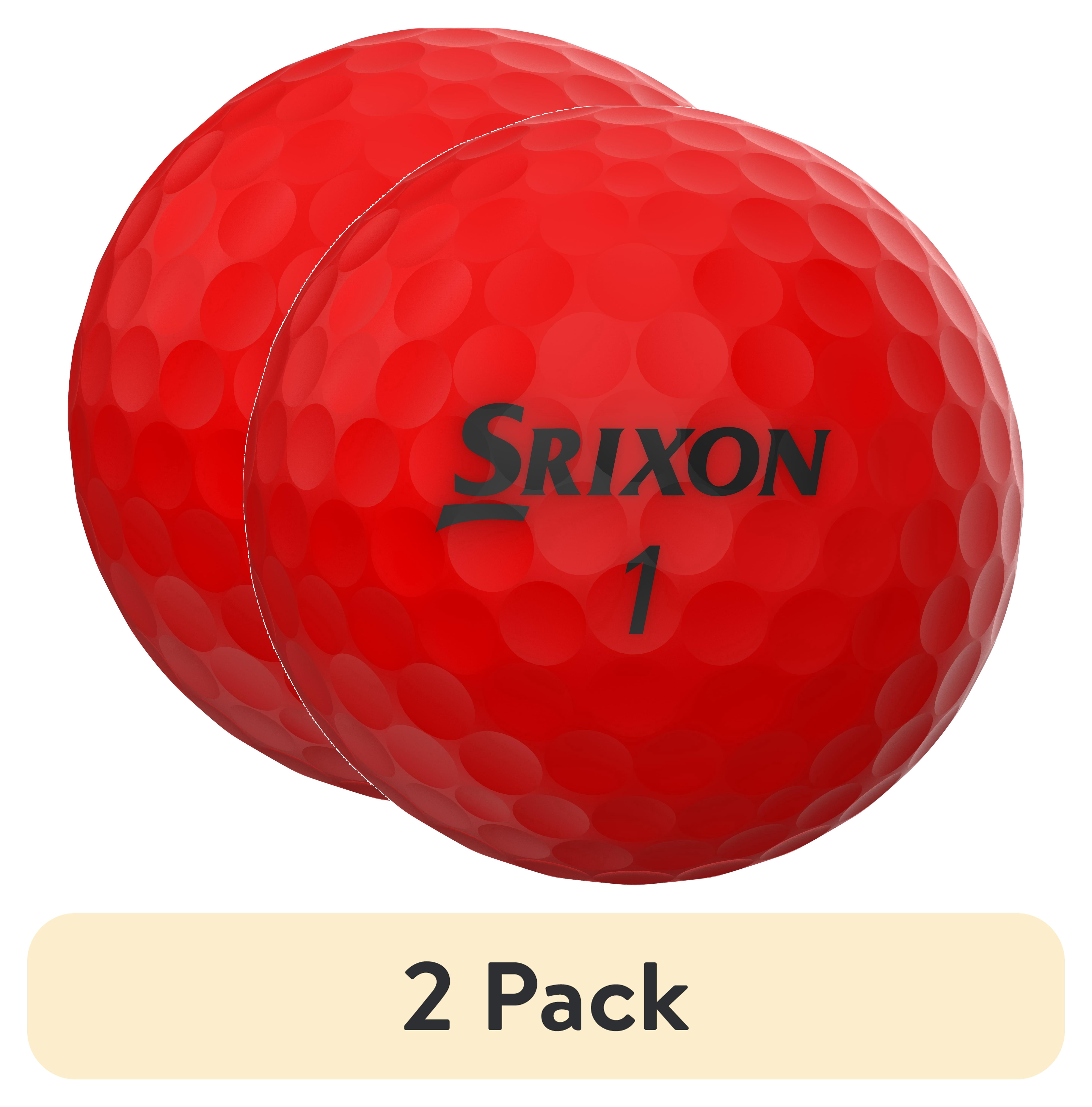 (2 pack) Srixon Soft Feel 14 Golf Balls, 12pk Red
