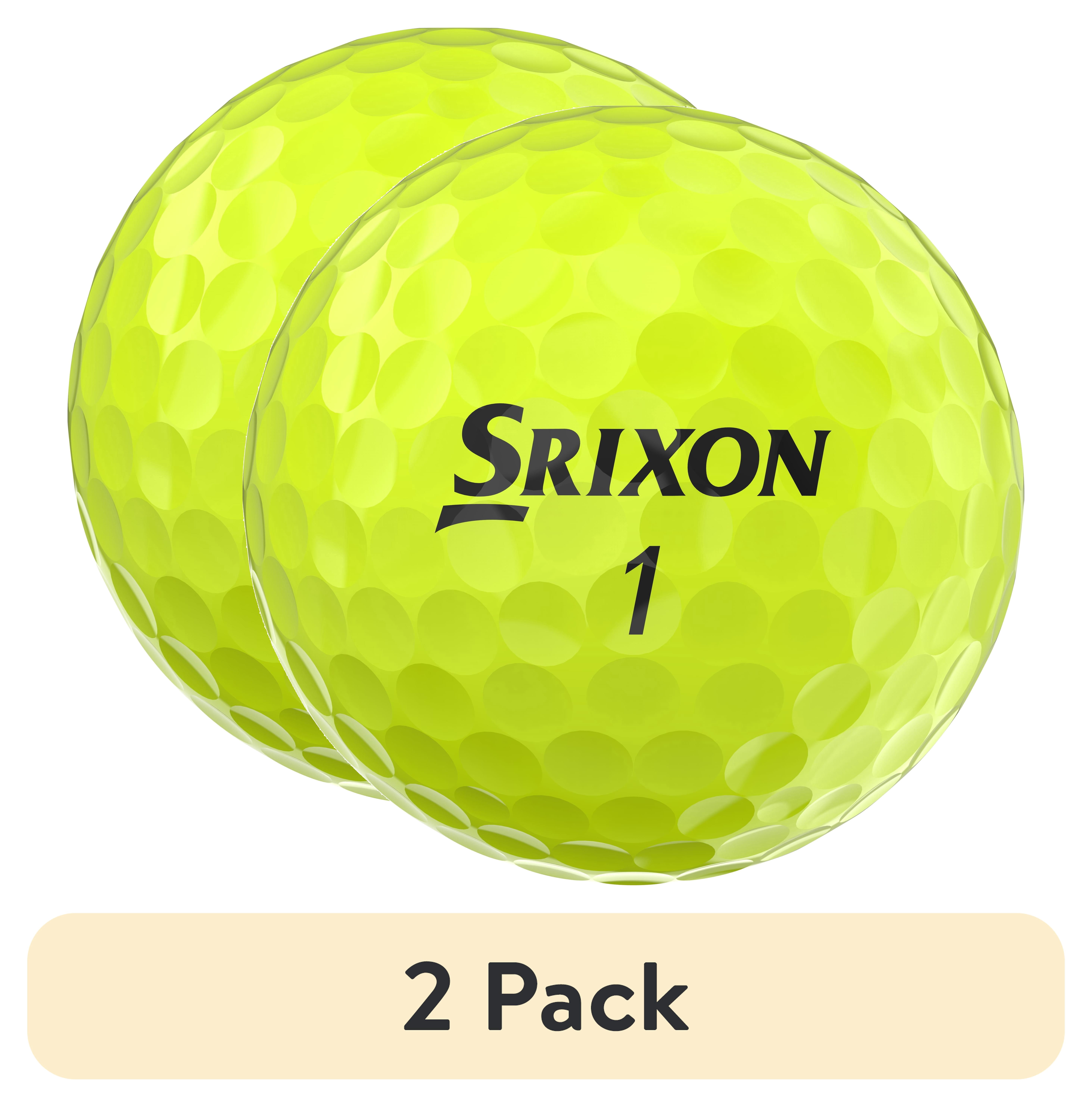 (2 pack) Srixon Soft Feel 14 Golf Balls, 12pk Yellow