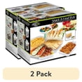 thumbnail image 1 of (2 pack) Stacking Snack and Food Tray, 1 of 4