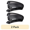 thumbnail image 1 of (2 pack) Stanley Bostitch Inspire Spring-powered Half-strip Compact Stapler, 15-sheet Capacity, Black, 1 of 5
