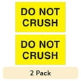 thumbnail image 1 of (2 pack) Staples Tape Logic Labels "Do Not Crush" 3" x 5" Fluorescent Yellow 500/Roll LABDL2321, 1 of 5