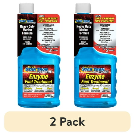 (2 pack) Star brite Star Tron Enzyme Fuel Treatment - Heavy Duty Marine Formula