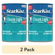 (2 pack) StarKist Chunk Light Tuna in Vegetable Oil, 5 oz, 4 Cans